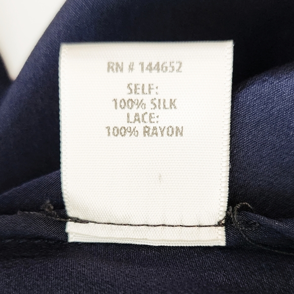 Stone Cold Fox Silk Navy Blue Custom Alabama Gown Maxi Dress Size M/L Black - Picture 6 of 9